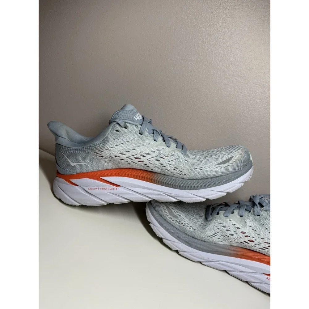 Hoka One One Clifton 8 Blue Fog‎ Running Training Shoes Women's - Size 7.5B